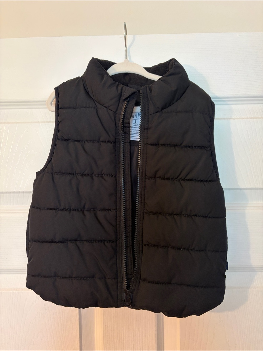 GAP Kids Black Quilted Puffer Vest